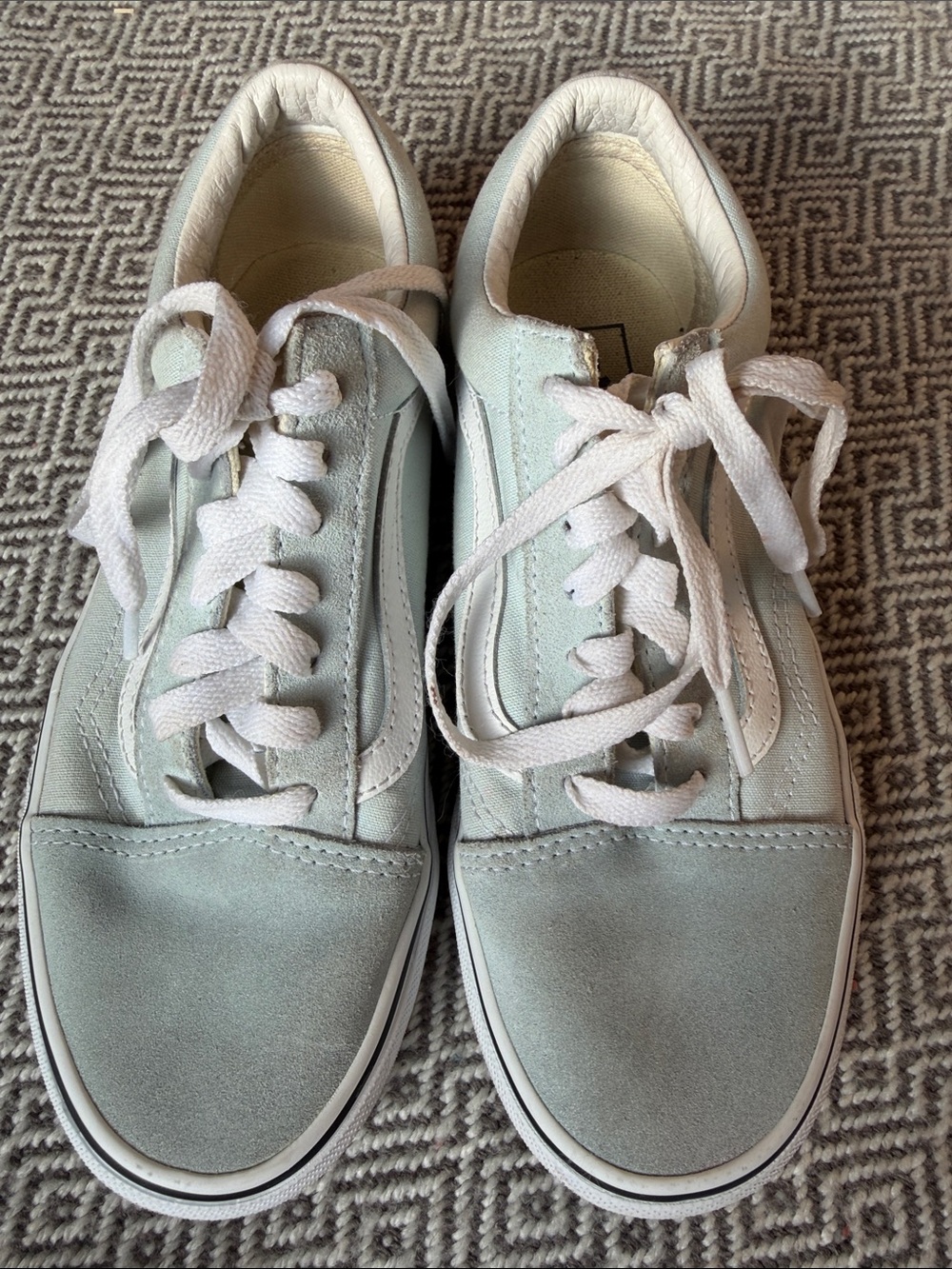Vans Old Skool sneakers in a light grey-green Size U.S Man 5.5/Women 7 - Picture 14 of 14